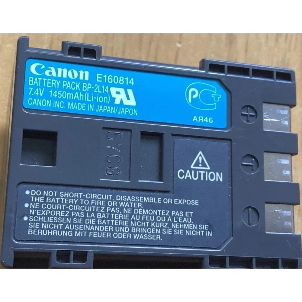 Original Canon E160814 7.4V Li-ion Battery Fat Pack BP- 2L14 1450mAh Japan Made